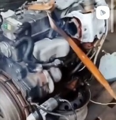Motor mostrado pela empresa